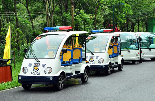 Malé elektrické hlídkové auto, vítejte na přizpůsobení